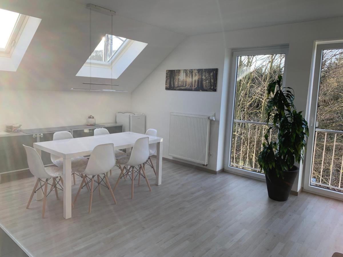 Haus Am Hang; Ferienwohnung Fernblick Штольберг Экстерьер фото