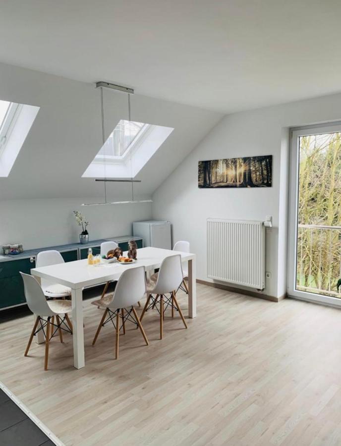 Haus Am Hang; Ferienwohnung Fernblick Штольберг Экстерьер фото